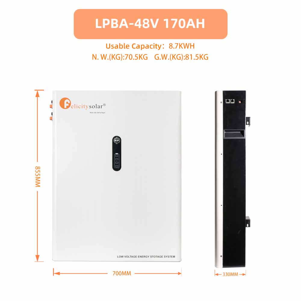 New Model Solar LiFePo4 Lithium Battery Management System For Households